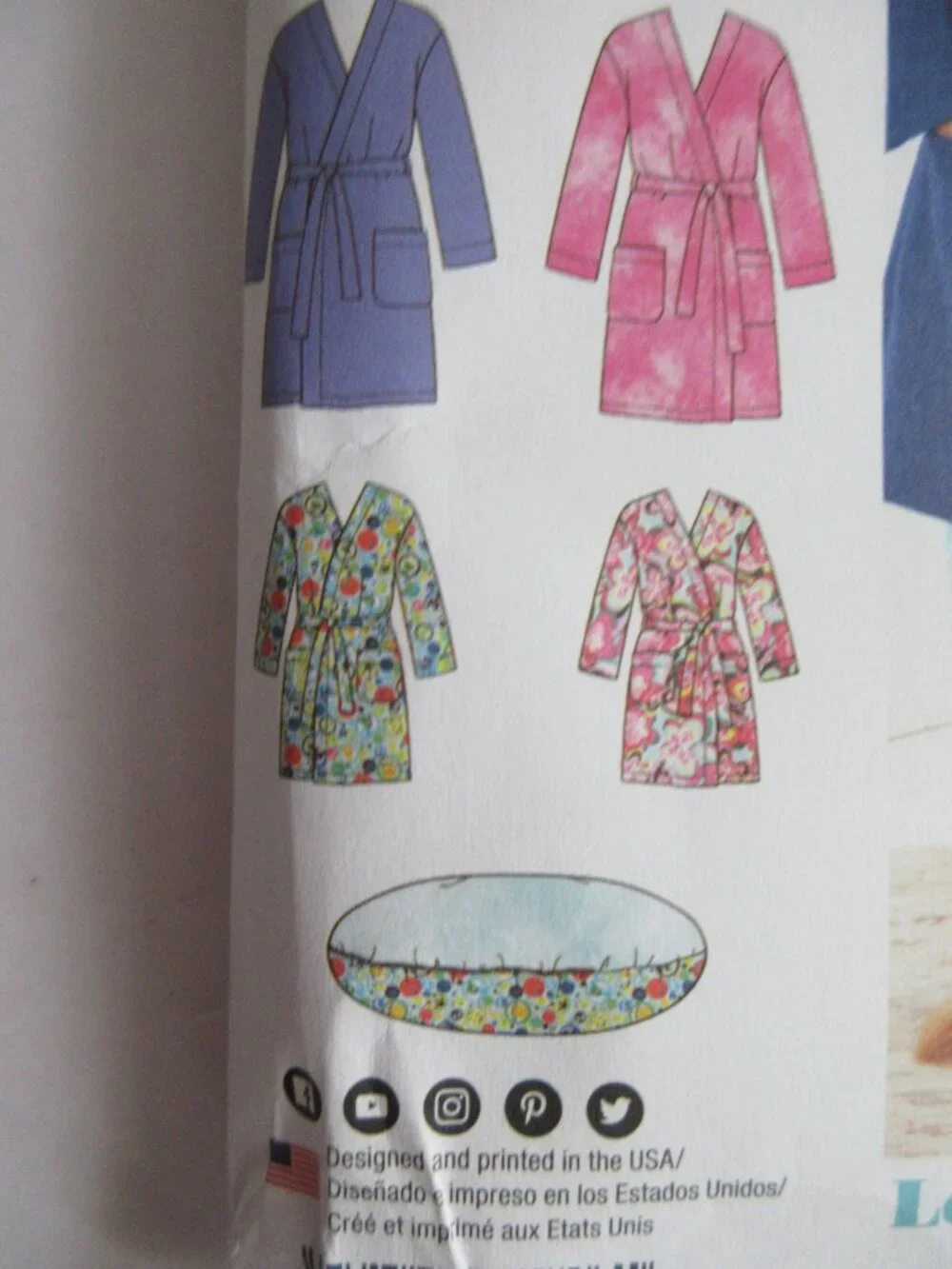 Simplicity 1946 Sewing Pattern Adult Child's Robes Pet Bed Sz XS S M L XL UNCUT